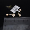 Rose gold earring #68532
