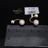 Rose gold earring #68530