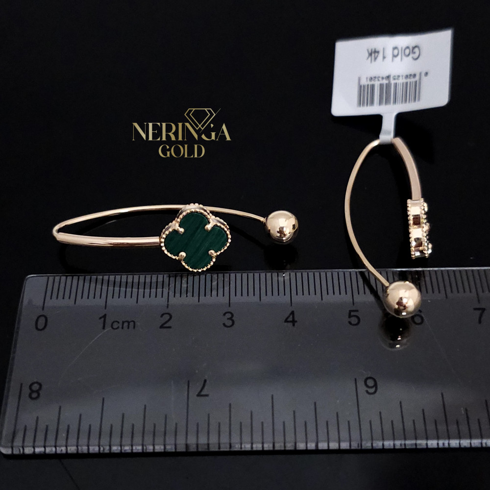 Rose gold earring #68529