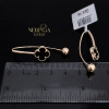 Rose gold earring #68527