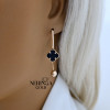 Rose gold earring #68527