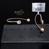 Rose gold earring #68526