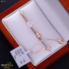 Rose gold earring #68526