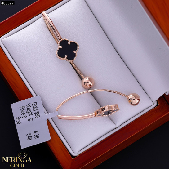 Rose gold earring #68527