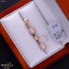 Rose gold earring #68530