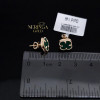 Rose gold stud earrings #68584