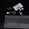 Rose gold earring #68587