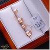 Rose gold earring #68591