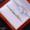 Rose gold stud earrings #68666