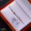 Rose gold stud earrings #68682