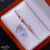 Rose gold stud earrings #68688