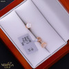 Rose gold stud earrings #68695