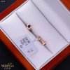 Rose gold stud earrings #68697