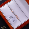 Rose gold stud earrings #68698