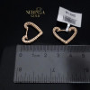 Rose gold earring #68702