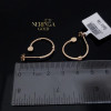 Rose gold earring #68703
