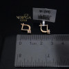Rose gold children earrings #68725