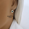 Rose gold children earrings #68731