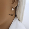 Rose gold children earrings #68727