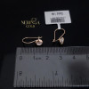 Rose gold earring #68710