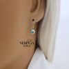 Rose gold earring #68706