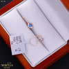 Rose gold earring #68708