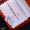 Rose gold earring #68714