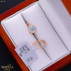 Rose gold children earrings #68732