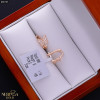 Rose gold children earrings #68763