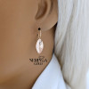 Rose gold earring #68754