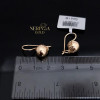 Rose gold earring #68803