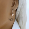 Rose gold earring #68803