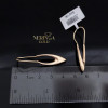 Rose gold earring #68801