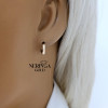 Rose gold children earrings #68768
