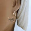 Rose gold earring #68883