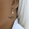 Rose gold earring #68886