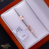 Rose gold stud earrings #68895