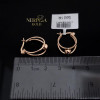 Rose gold earring #68971