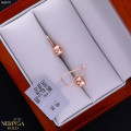 Rose gold earring #68970