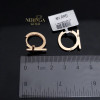 Rose gold earring #69304