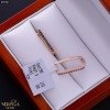 Rose gold earring #69302