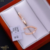 Rose gold earring #69306