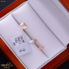 Rose gold stud earrings #69438