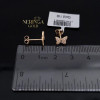 Rose gold children earrings #69473