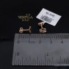 Rose gold children earrings #69477
