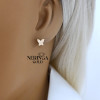 Rose gold children earrings #69474