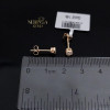 Rose gold stud earrings #69445