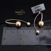 Rose gold earring #69502
