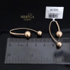 Rose gold earring #69501