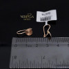 Rose gold earring #69478
